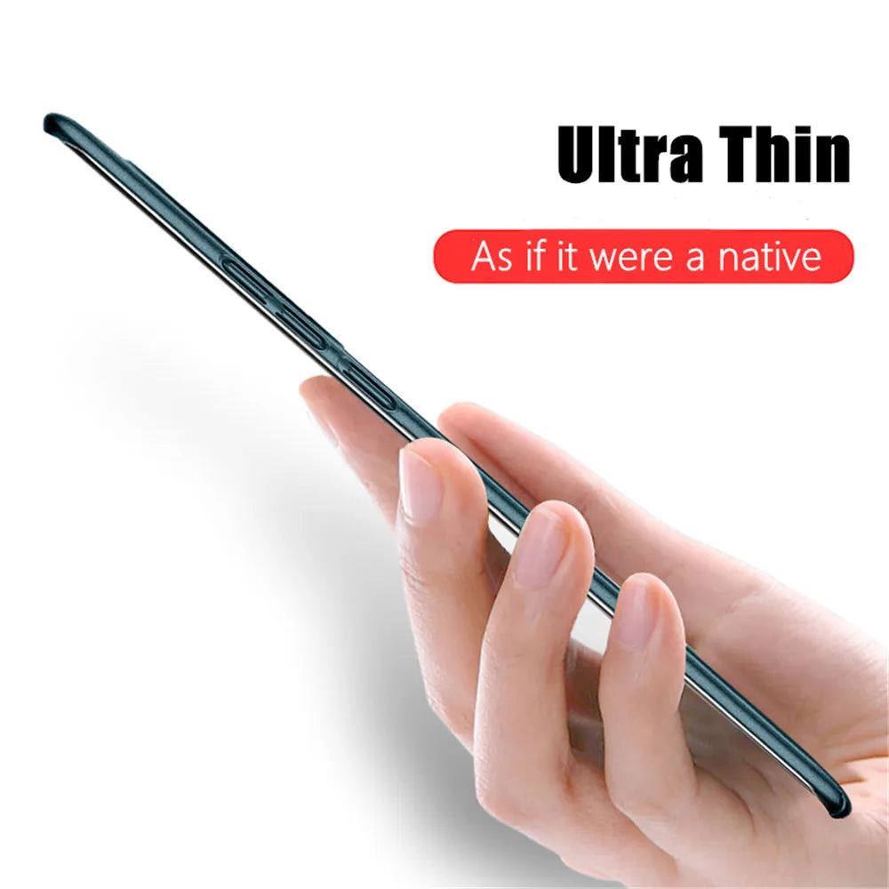 Luxury Thin Matte Sandstone Case For Samsung Galaxy S25 S24 S23 S22 S21 Ultra S20 FE Note 10 20 Plus Hard PC Shockproof Capa