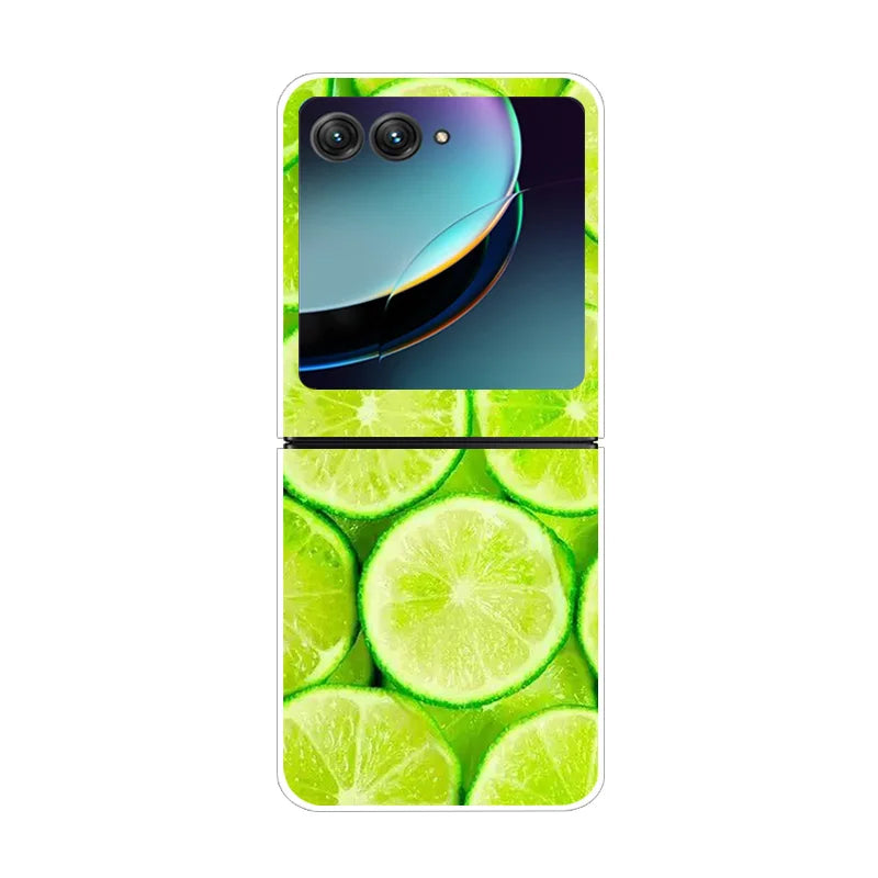 For Moto Razr40 Ultra 5G Case Plastic Wolf Lion Marble PC Hard Back Covers for Motorola Razr 40 Ultra Razr+ Razr4 2023 Capa