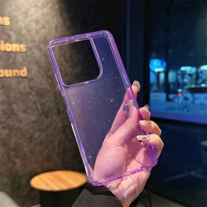 Simple Slim Glitter Bling Wireless Charging Magnetic Case For Motorola Moto G Stylus Powet Play 5G 2024 2025 Soft TPU Back Cover