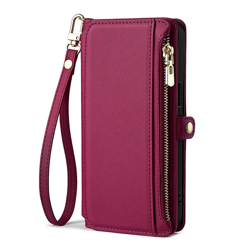 Flip Cover Leather Wallet Case for MOTO Motorola G30 G31 G32 G34 G41 G42 G50 G51 G52J G53J G53Y 4G 5G II Protection Magnetic Bag