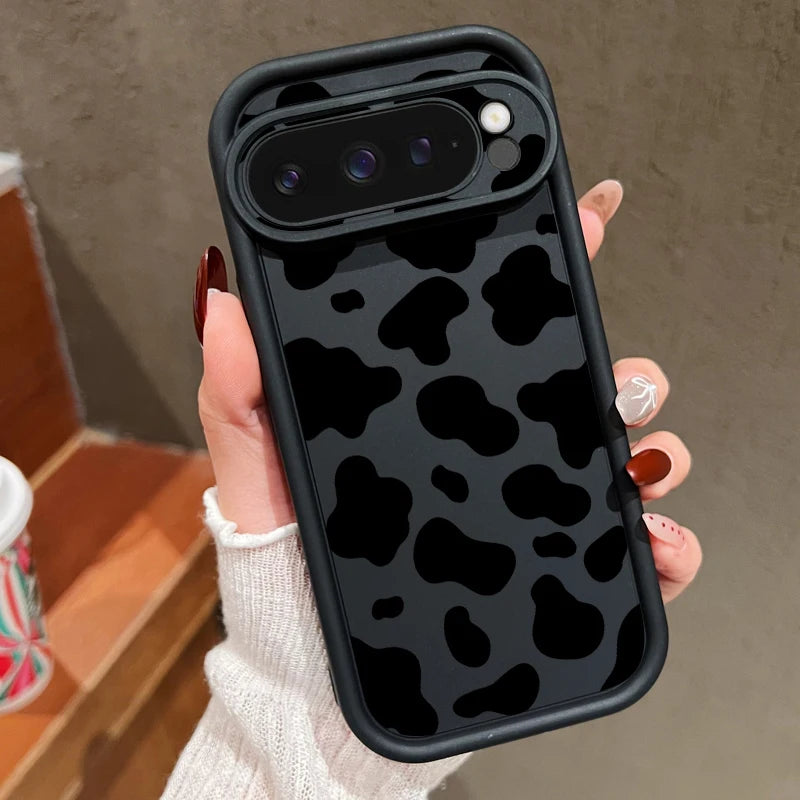 Cow Stripes Printing Soft TPU Phone Case For Google Pixel 8 Pro 8A 9 Pro XL Shockproof Silicone Back Cover For Pixel 9 8 Pro