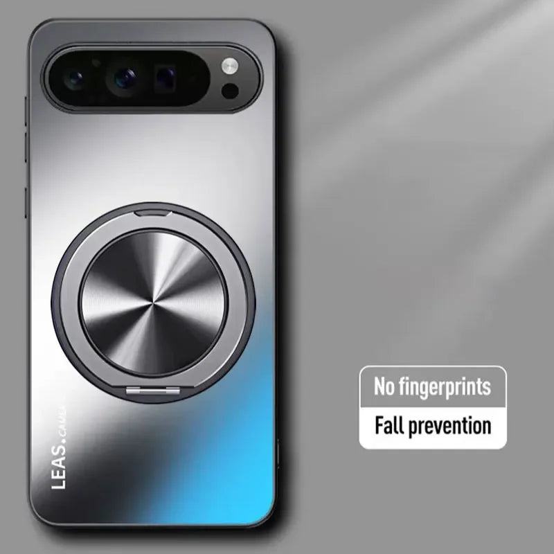 for Google Pixel 9A 9 Pro XL Case Magnetic Matte Shockproof Holder Cover for Google Pixel 8 Pro 8A 7Pro 7A 6Pro Shell Bumper