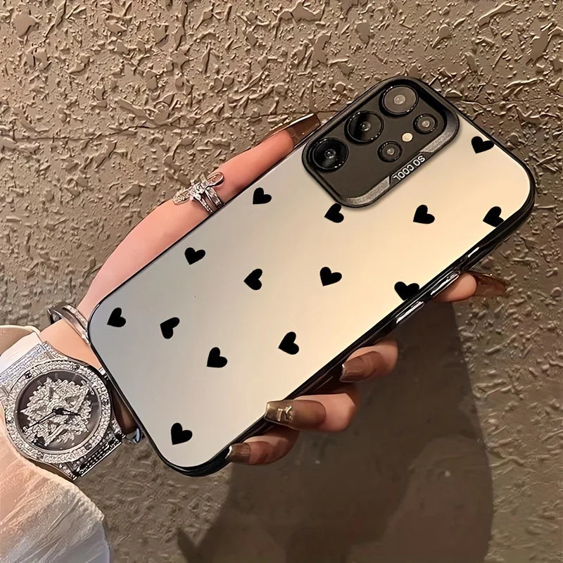 For Samsung Galaxy S25 Ultra Case Samsung S24 S24Ultra S22 S23 FE S 25 Case IMD Black Long Snake Animal Pattern Hard Phone Cover