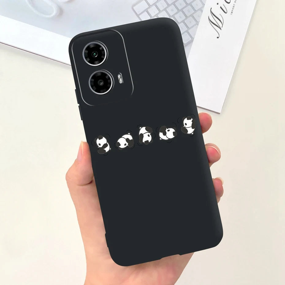 Cute Pattern Phone Case For Motorola Moto G24 G34 4G 5G Soft Silicon Protective Cover For MOTO G24 G34 Bumper