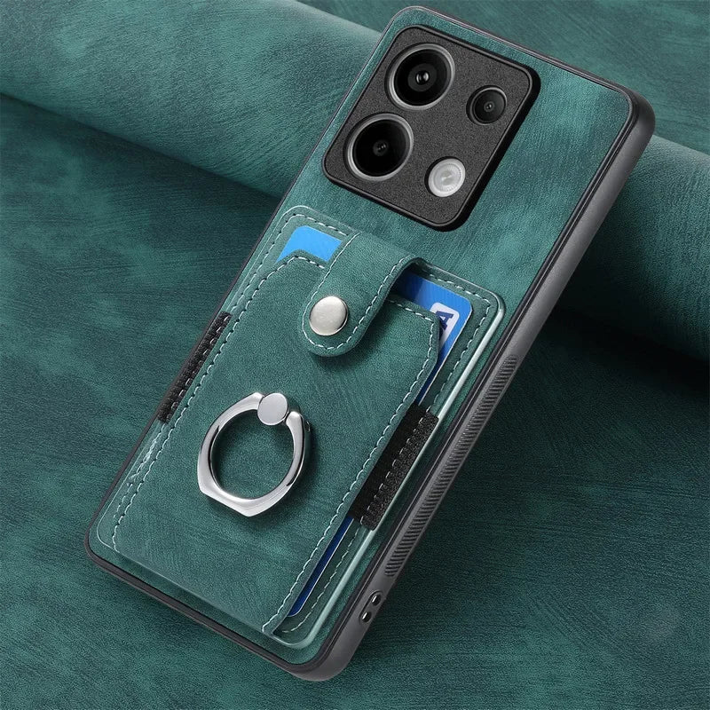 For Motorola Moto Edge 60 Stylus 5G Leather Card Ring Magnet Back Case Moto Edge 60 Fusion 50 Pro X50 Ultra S50 Neo Luxury Cover