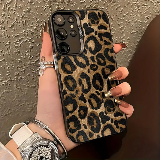 For Samsung Galaxy S25 Ultra Case Samsung S24 S24Ultra S22 S23 FE S 25 Case IMD Black Long Snake Animal Pattern Hard Phone Cover