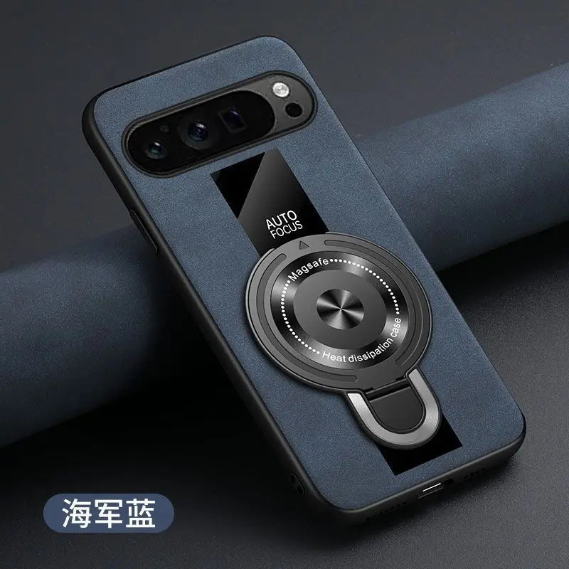 For Google Pixel 9 10 Pro XL 8 7 Pro 8a 7a Magsafe Case Matte sheep Wireless Charging Shockproof Magnetic Armor holder Cover