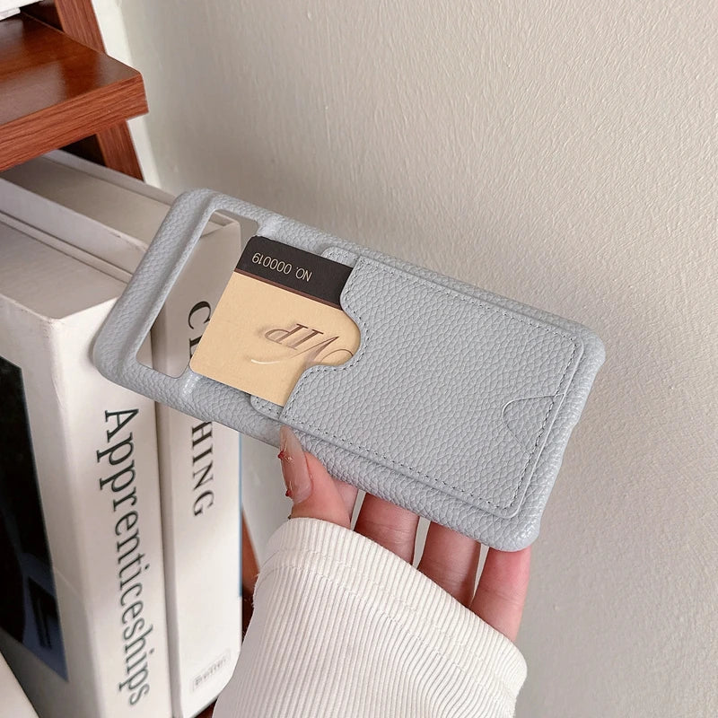 Fashion Leather Litchi Card Slot Bag Holder Phone Case For Google Pixel 9 8 7 6 Pro 7A 6A 8A Colorful Matte Cover For Pixel 9 XL