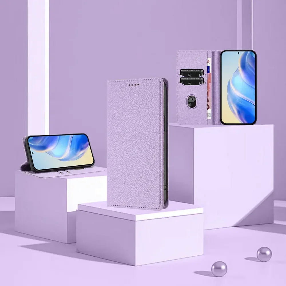 For Motorola Moto G56 5G 2025 Flip Case Leather Card Capa Moto G86 G 56 G55 G45 G35 G15 Power G54 G84 G34 G24 G14 G05 G96 Funda