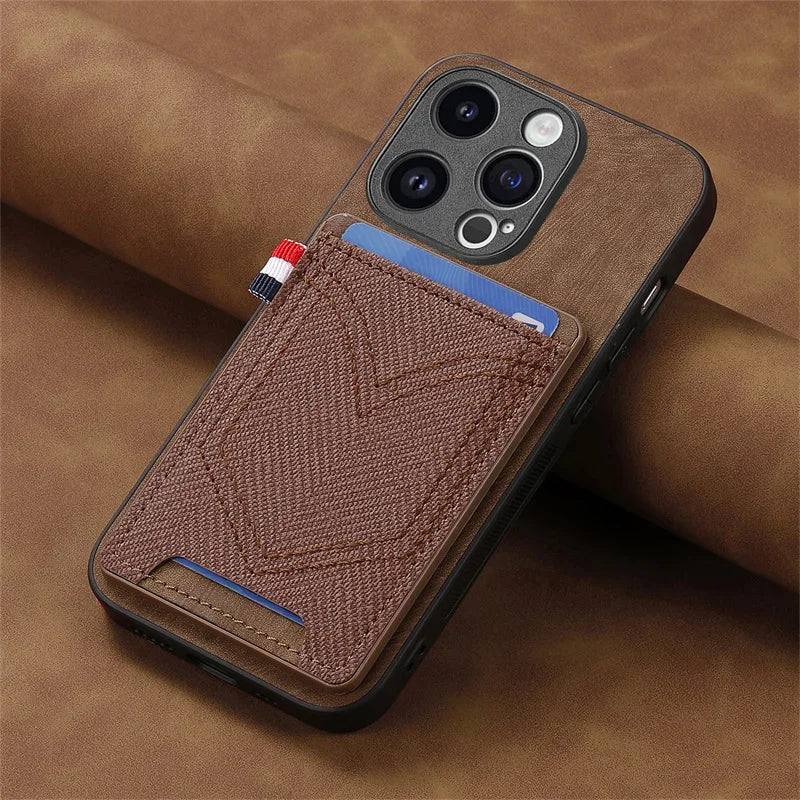 Magnet Case For Motorola Moto G Power Play Stylus 2024 4G 5G Edge 50 Ultra Pro Jeans Heavy Wallet Card Shockproof Cover Case