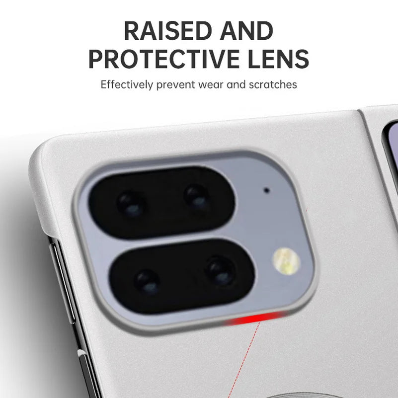 Slim Bezels Magsafe Magnetic Case for Google Pixel 10 Pro Fold pixel9 pro fold Pixel Fold Slim Hard Camera Protect Cover