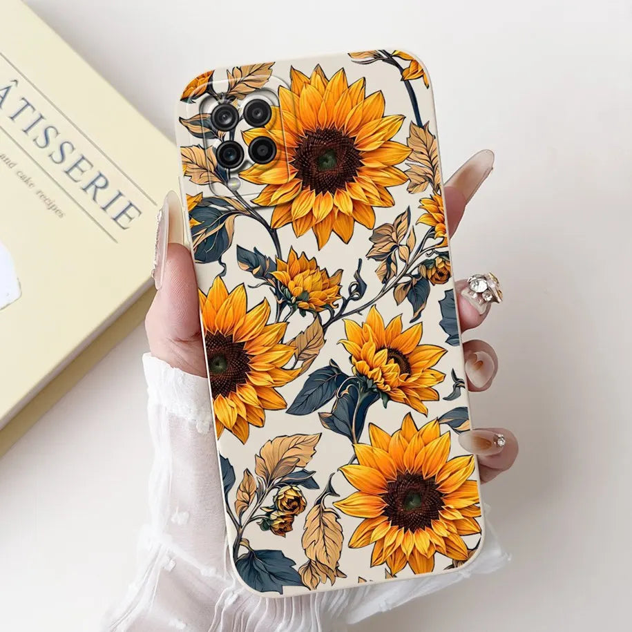 Case For Samsung Galaxy A22 M22 M32 4G Case SM-A225F SM-M225F SM-M325F Shockproof Cover Fashion Painted Soft Silicone Phone Capa