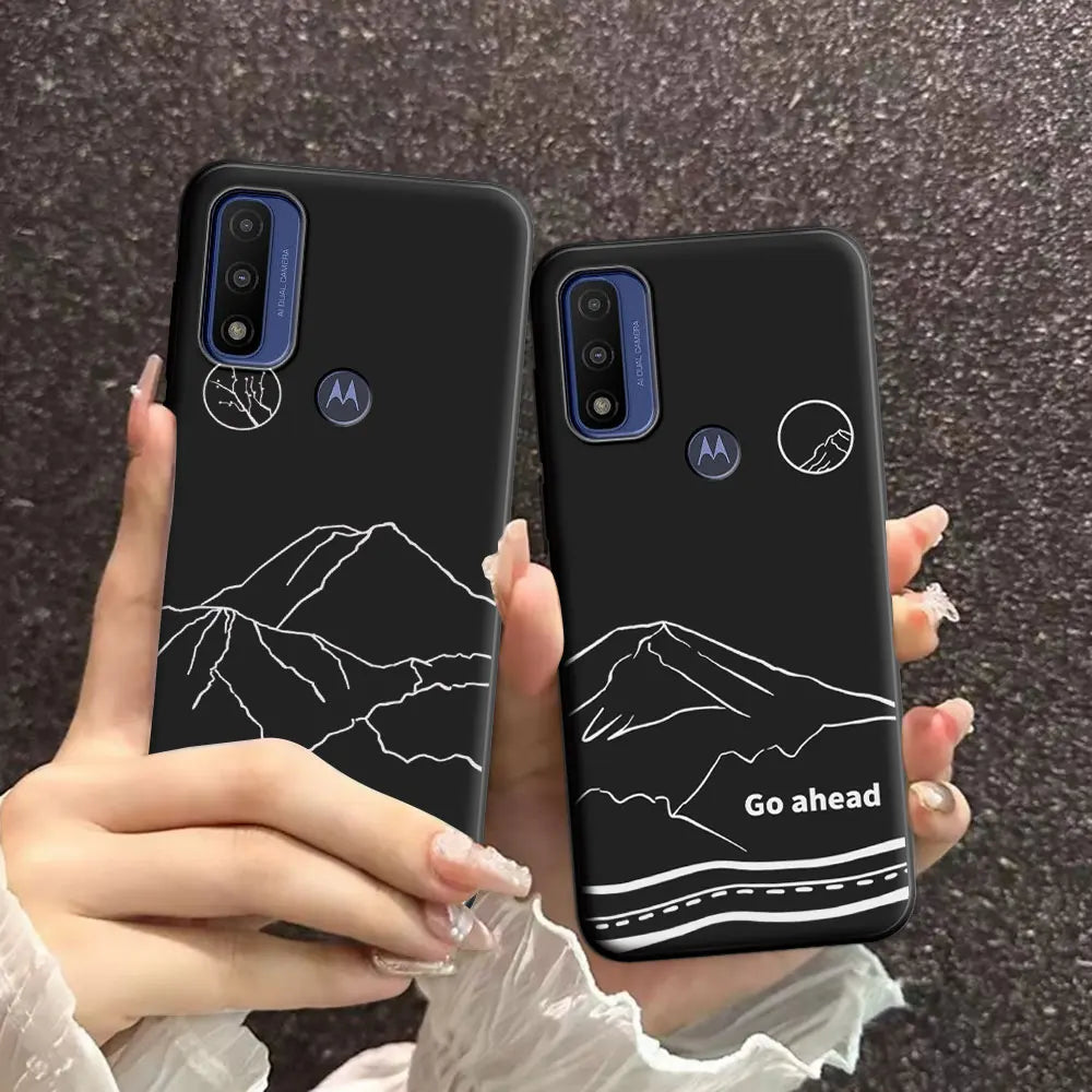 For Moto G 5G Plus G Power Pure Case Soft Silicone Beauty Floral TPU Phone Case For Motorola Moto G 5G 2022 2024 Back Cover