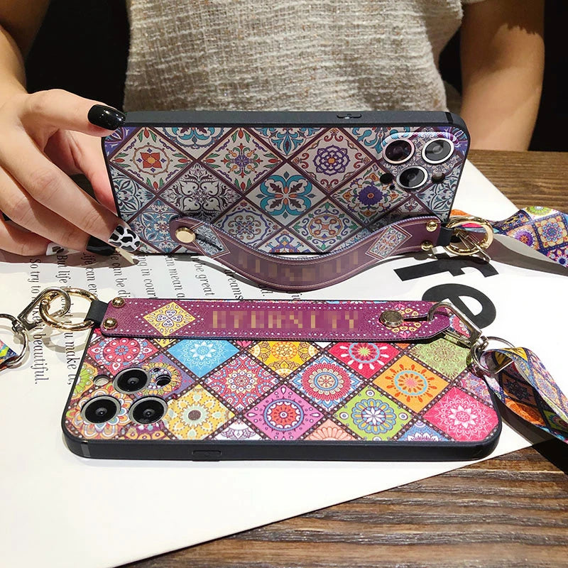 For Moto G55 35 75 15 34 14 84 05 Wrist Strap Case For Motorola Edge 40 50 60 Fusion Neo Pro 60 Stylus Ultra Long Lanyard Cover