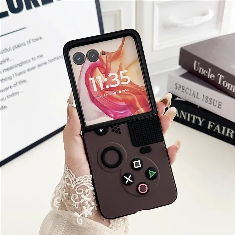 3D Cool fashion Game Machine Silicone shockproof Phone Cases For Moto RAZR 50 ultra Protection Back Cover For Razr 50Case Funda