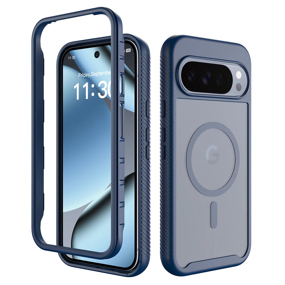 Luxury Hybrid Armor Translucent Frosted Magnet Case For Google Pixel 10 9 Pro XL ProXL 10A 9A Hard 2in1 Bumper For Magsafe Cover
