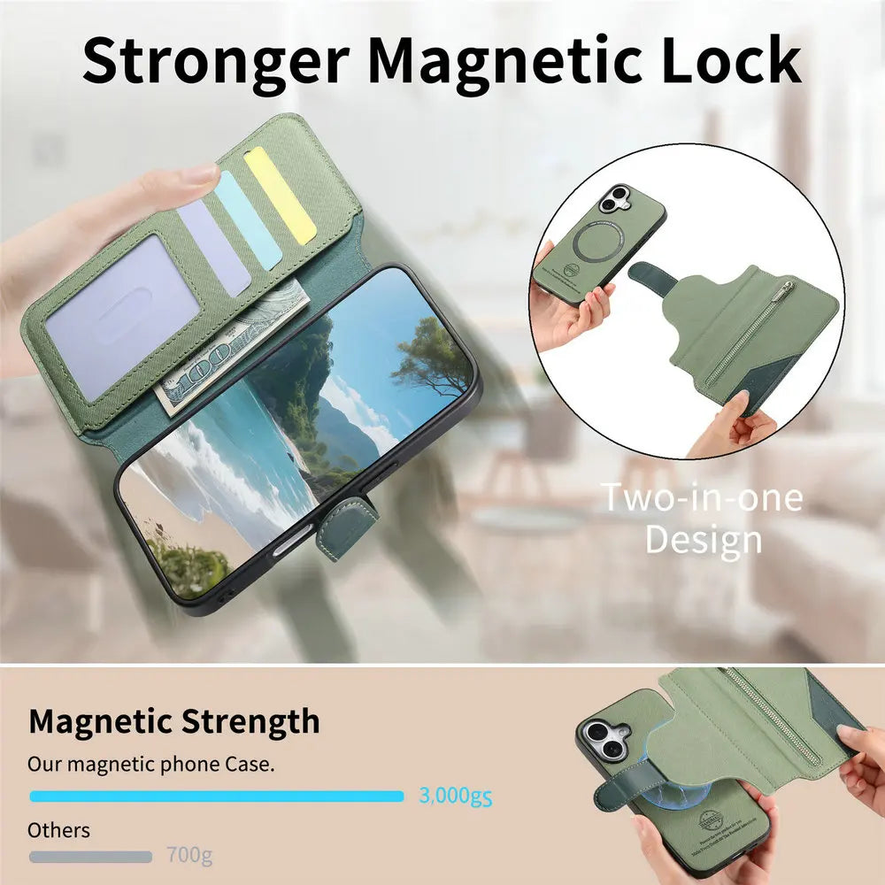 Edge 50 60 Fusion 5G Flip Case For Motorola Edge 60 60s Pro 2In1 Zipper Wallet Leather Funda Moto Edge 60 Stylus 40 Neo Cover