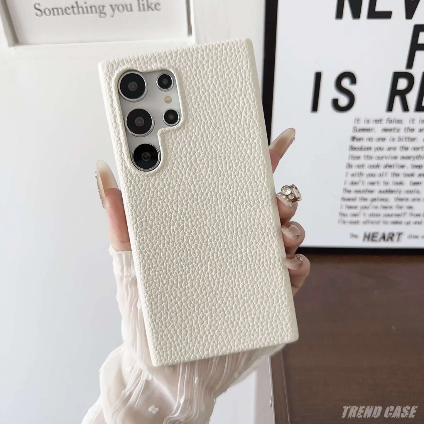 Litchi Grain Leather Case For Samsung Galaxy S24 S23 FE S22 Ultra Plus A55 A15 A35 A25 A54 A34 A24 A53 A33 A05S A05 Hard Cover