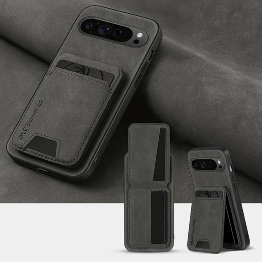 New Soft TPU Solid Color Leather Wallet Card Slot Bracket Shockproof Phone Case For Google Pixel 9 8 7 Pro XL 9A 8A 7A Back Case