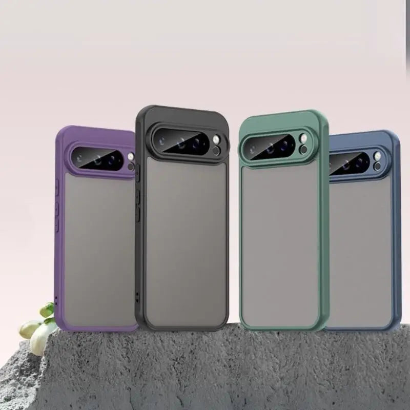 Luxury Matte Cases For Google Pixel 9A 9 Pro XL Case Pixel9 9A  Armor Shockproof PC Hard Cover