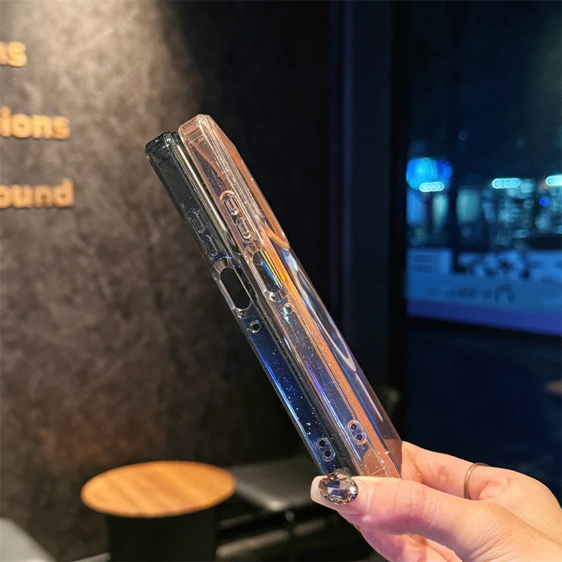 Simple Slim Glitter Bling Wireless Charging Magnetic Case For Motorola Moto G Stylus Powet Play 5G 2024 2025 Soft TPU Back Cover