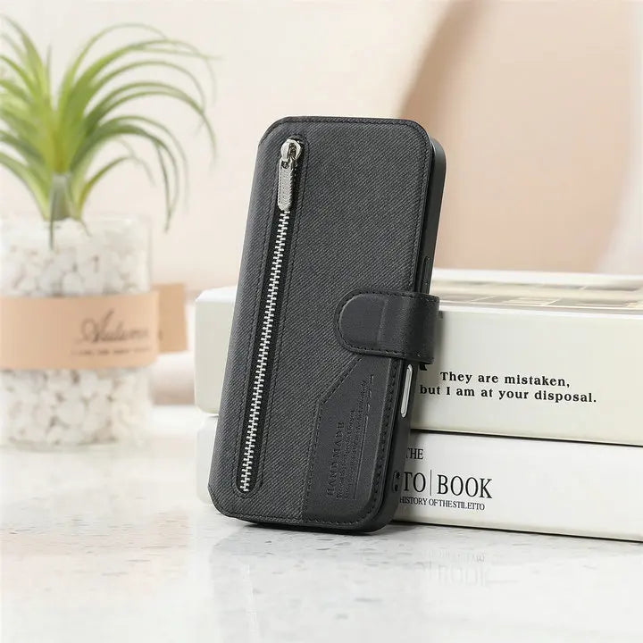 Edge 50 60 Fusion 5G Flip Case For Motorola Edge 60 60s Pro 2In1 Zipper Wallet Leather Funda Moto Edge 60 Stylus 40 Neo Cover