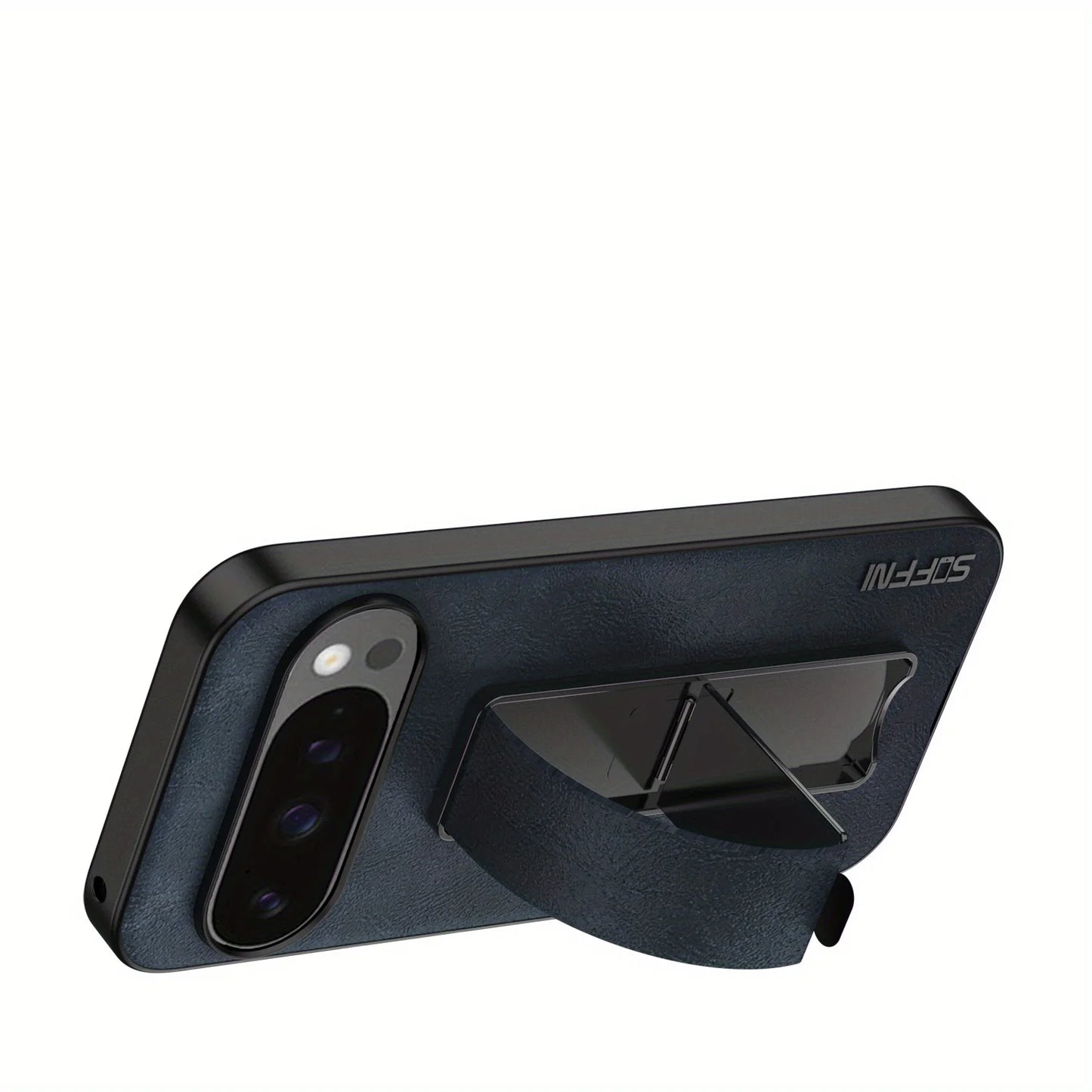 For Google Pixel 10 ProXL Case Luxury Leather Electroplating Wristband Stand Cover For Google Pixel 9A 9 Pro XL Shockproof Funda