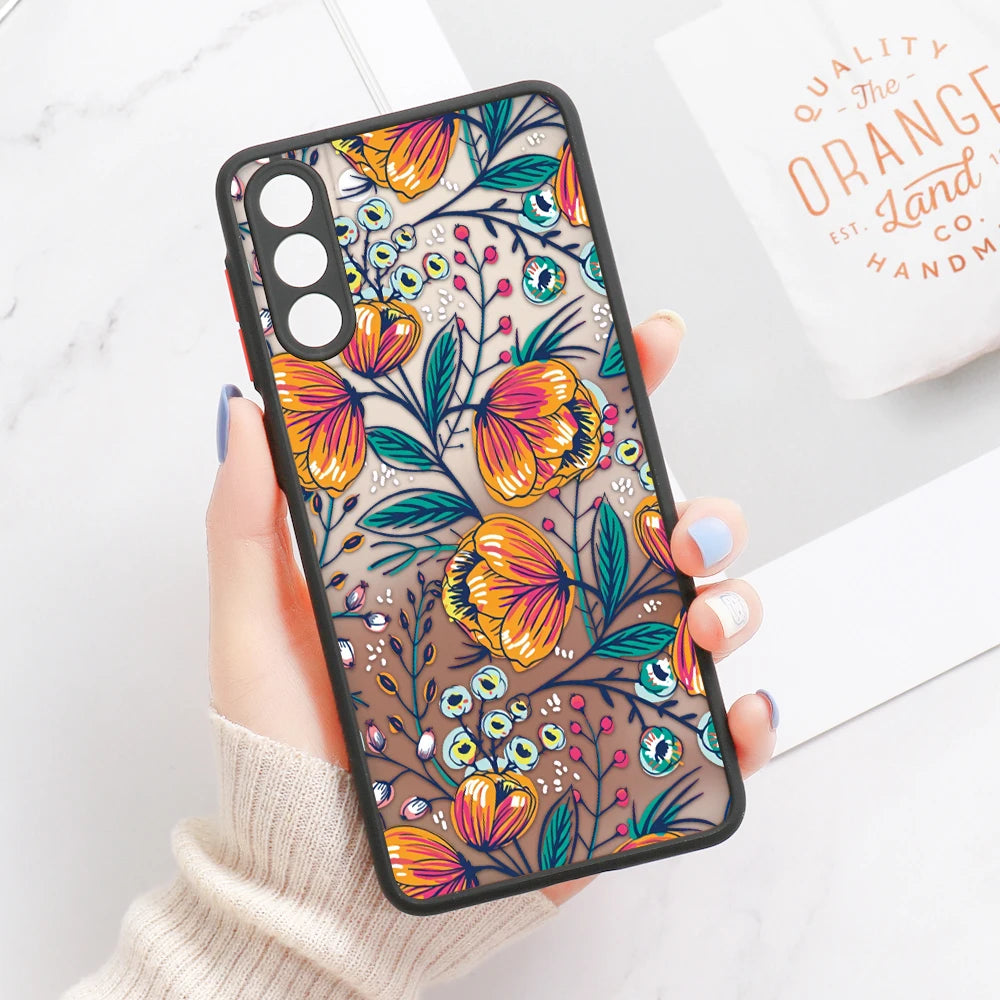 Palm tree Leaves Phone Case For Samsung Galaxy S24 Ultra Case Samsung S23 FE S 23 S22 Ultra S21 S20 S10 S8 Note 20 10 Plus Cover