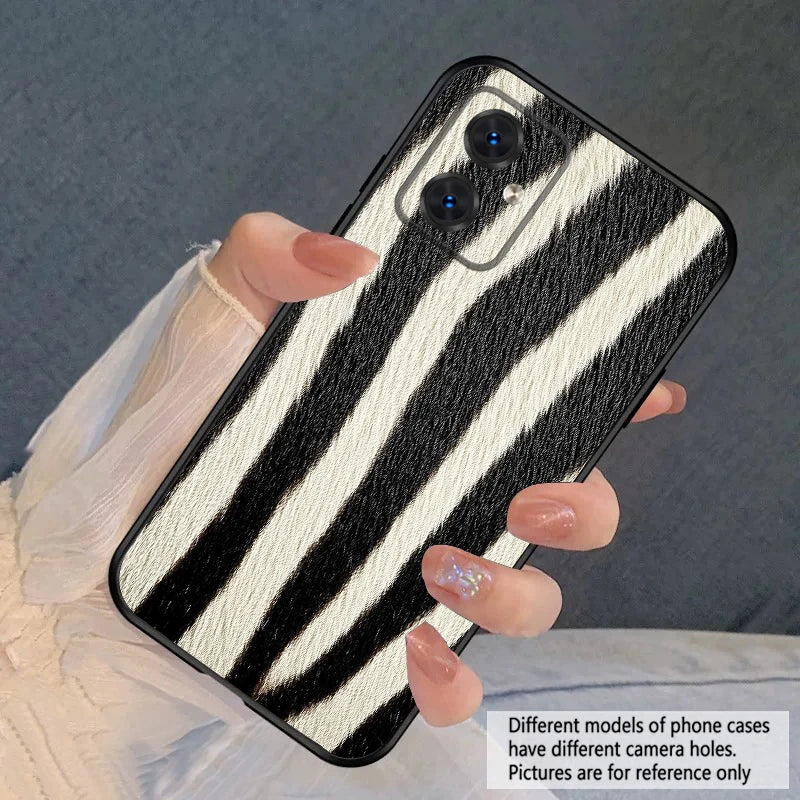 Tiger Skin Pattern For Motorola Moto G 04 05 14 15 24 34 35 54 55 75 84 85 Edge 40 50 Fusion 60 Fusion silicone soft phone case