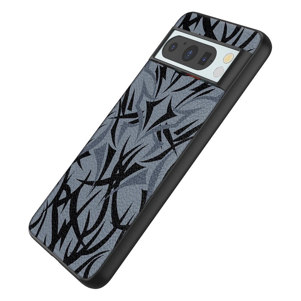 Back Cover Leather Case for Google Pixel 4 XL 4A 5 5A 5G 6 Pro 6A 7 Pro 7A 8 Pro 8A High Quality with Color Triangle Image Print
