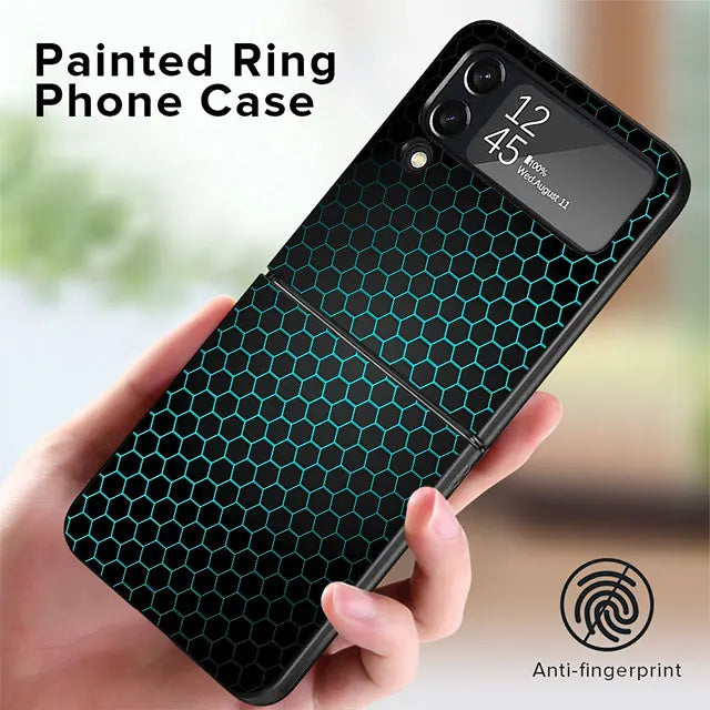 Carbon fiber Shockproof Cases Cover for Samsung Galaxy Z Flip 4 5G Z Flip 3 zflip ZFlip3 Z Flip5 ZFlip4 Flip5 Hard PC Coque