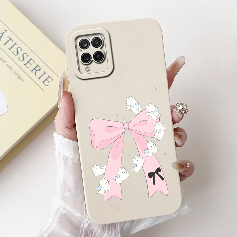 Case For Samsung Galaxy A22 M22 M32 4G Case SM-A225F SM-M225F SM-M325F Shockproof Cover Fashion Painted Soft Silicone Phone Capa