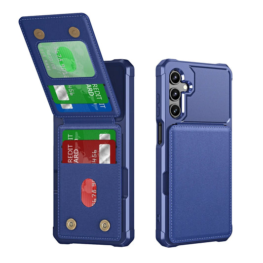 For Samsung Galaxy S25 Ultra S24 FE S23 S21 S22 A56 A36 A26 A16 A55 A35 A15 A54 A34 A23 5G A05 A05S 4G Card Holder Phone Case