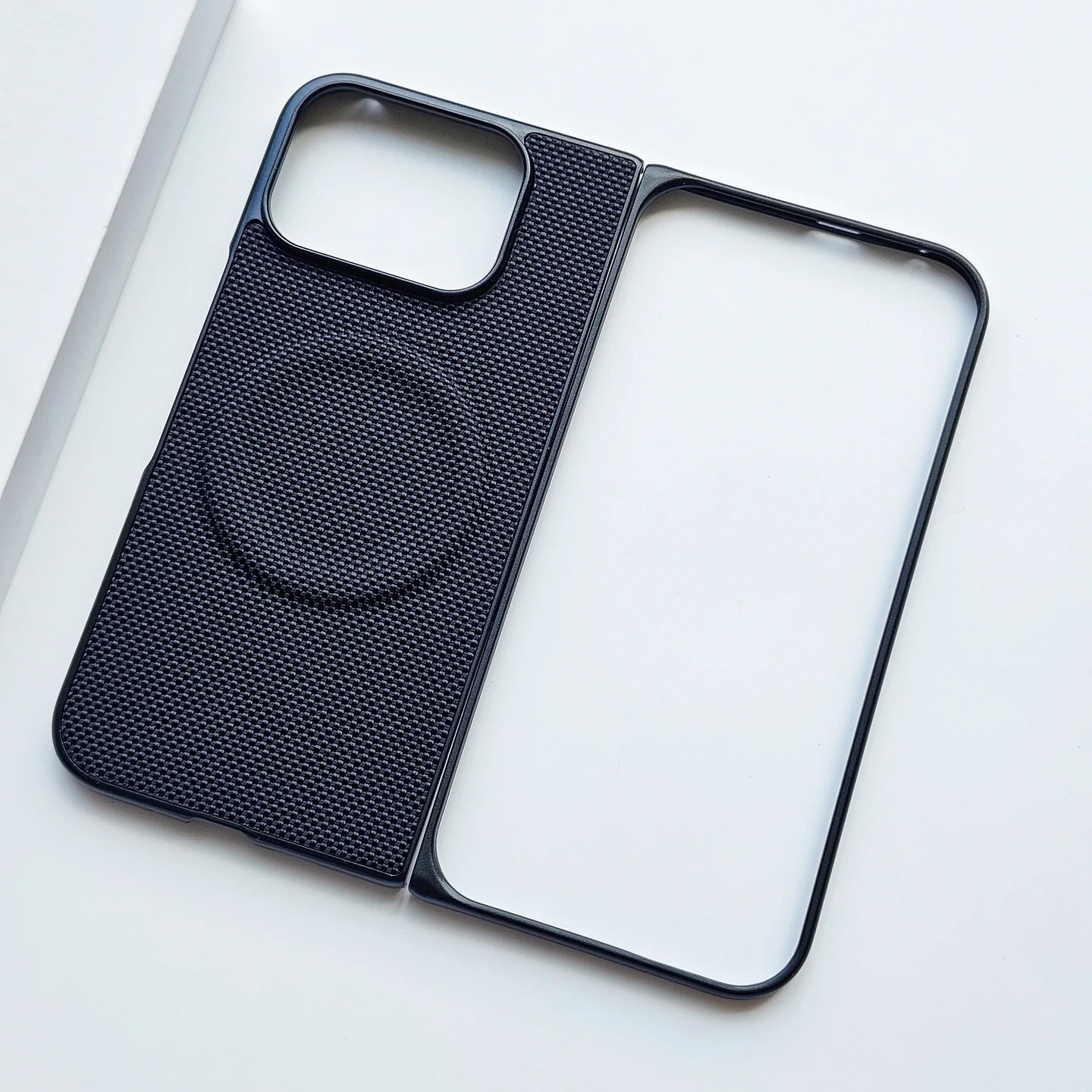 For Google Pixel 10 Pro Fold Case Hard Nylon Woven Texture Leather Magnetism Anti fall Cover For Pixel 10 Pro Fold Shell Bumper