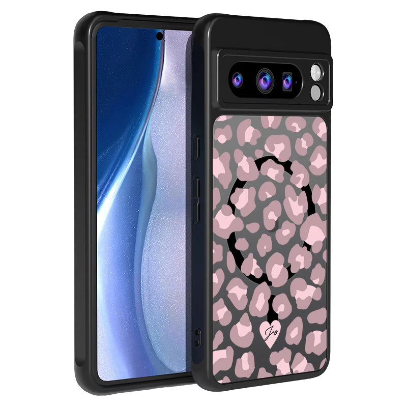 Leopard Print Case For Google Pixel 9 Pro Hybrid TPU+PC Shockproof Rugged Cover Funda For Pixel 9A 8A 7A Pixel 7 8 9 Pro XL Case