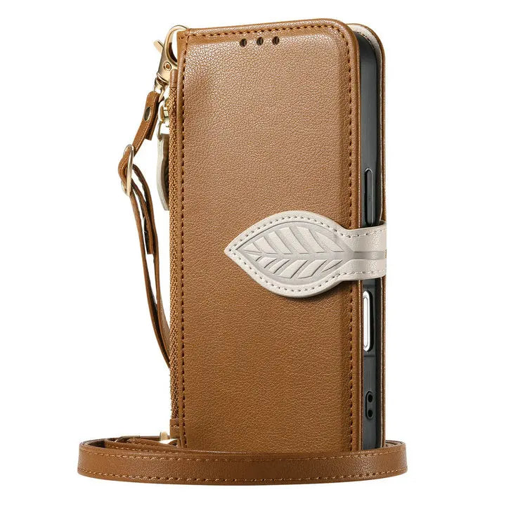 Z Fold8 Ultra 5G Flip Case For Samsung Galaxy Z Fold 8 Ultra Crossbody Zipper Leather Wallet Funda Galaxy Z Fold 8 Ultra Cover