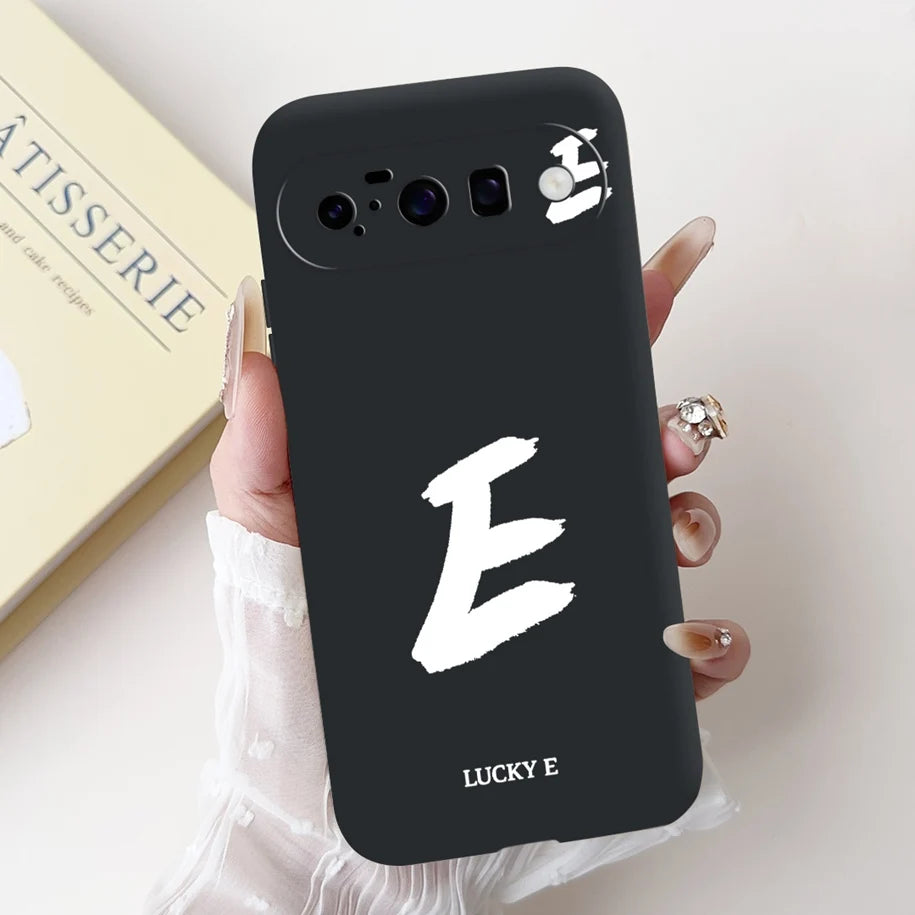 For Google Pixel 10 Pro XL 5G Case Lucky Crown Flower Letters Silicone Soft Cover For Pixel10 10Pro Pixel10 pro XL Protect Cover