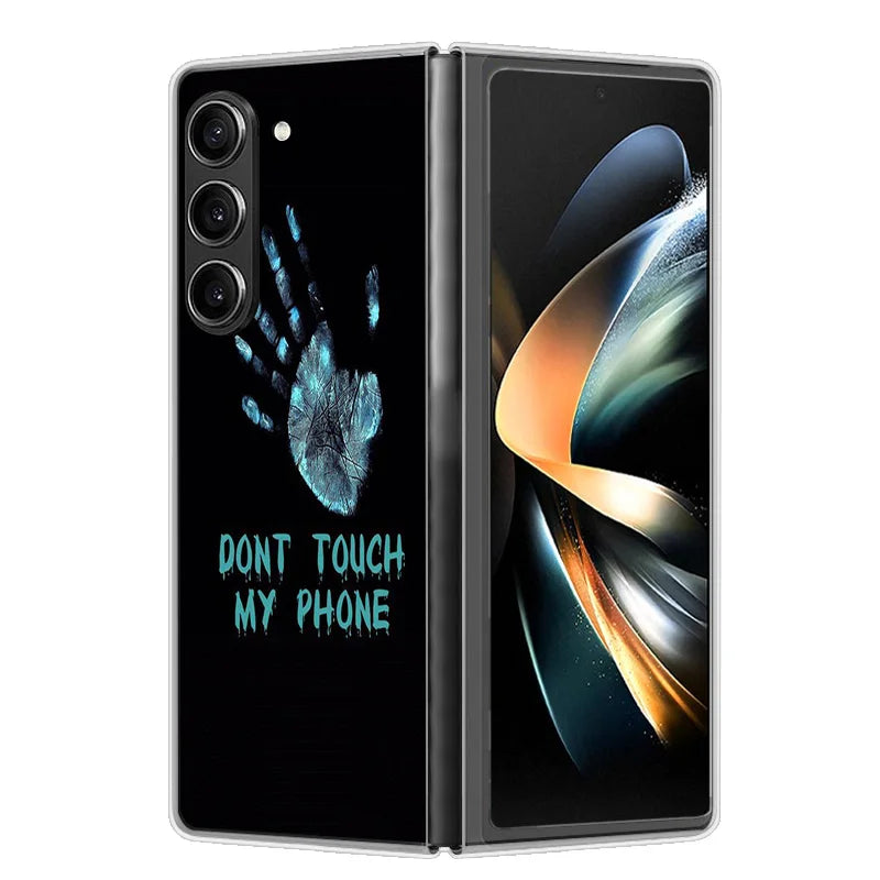 Case For Samsung Galaxy Z Fold 6 Cover Shockproof Hard Plastic PC Cases For Samsung Z Fold6 Fold 6 5G Fundas Cute Painted Bumper