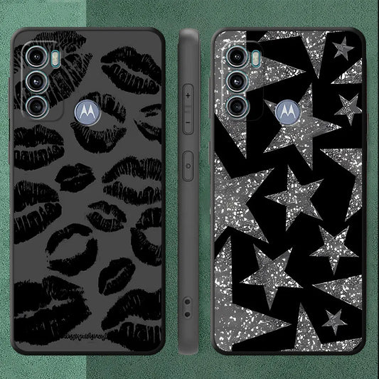 Phone Case for Motorola Moto G52 G53 G30 G50 G32 G60 G51 G22 G73 G60s G71 G72 G31 Silicone Armor Cover INS Korean Cute Y2K