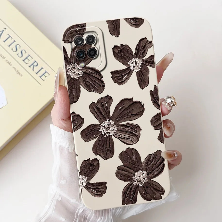 Case For Samsung Galaxy A22 M22 M32 4G Case SM-A225F SM-M225F SM-M325F Shockproof Cover Fashion Painted Soft Silicone Phone Capa