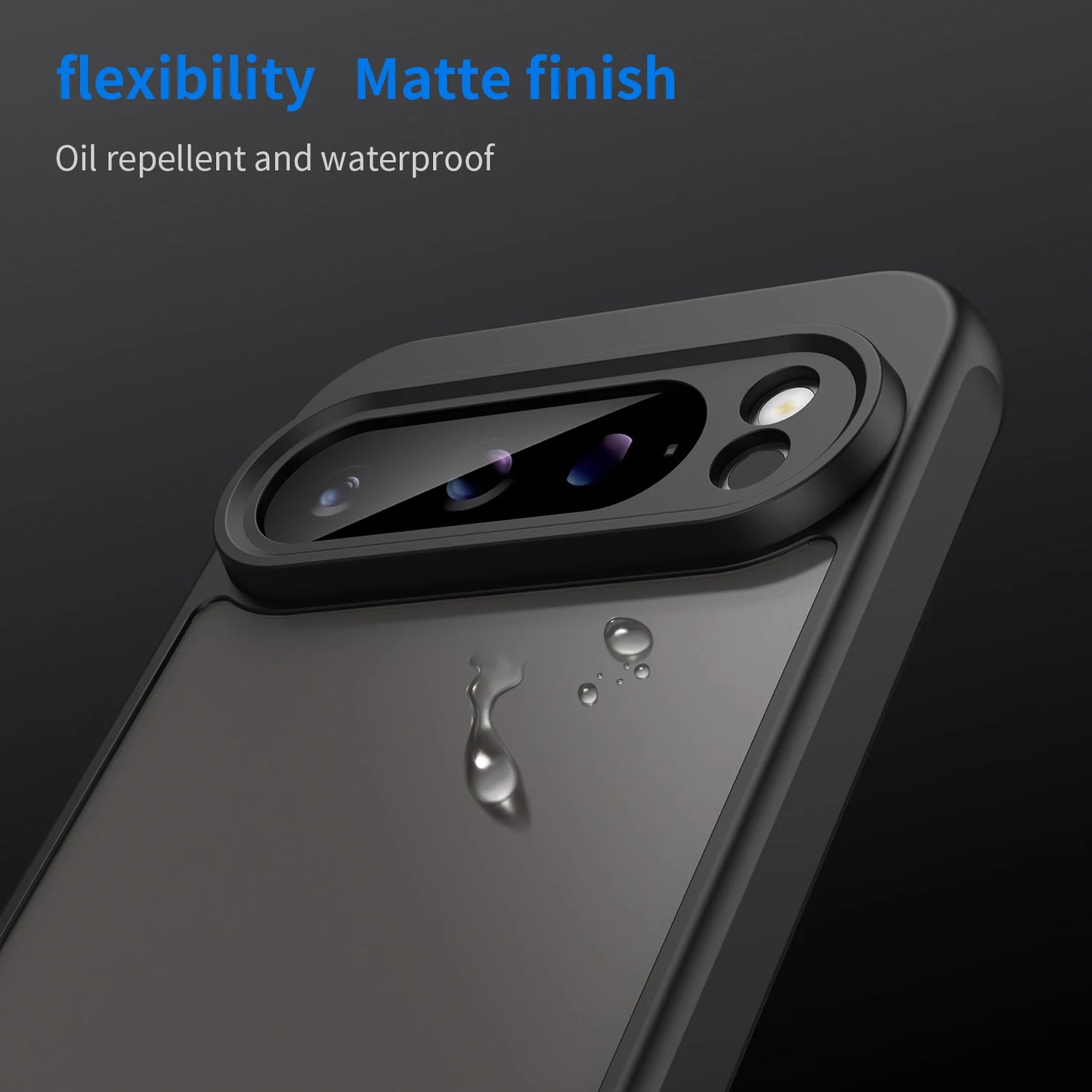 Luxury Matte Cases For Google Pixel 9A 9 Pro XL Case Pixel9 9A  Armor Shockproof PC Hard Cover