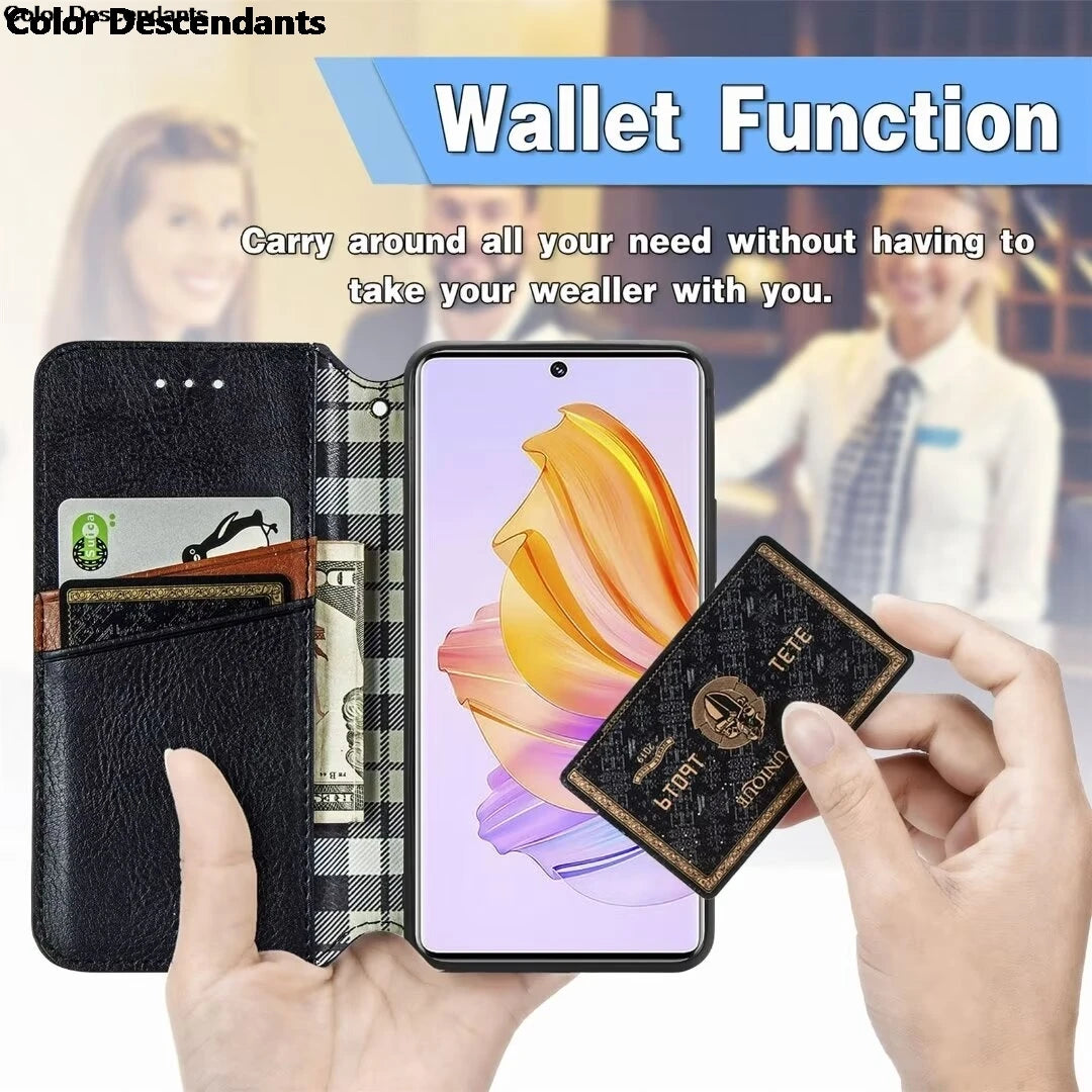 For Motorola Moto G14 G52 G53 E 13 G 15 Flip Case Leather Magnet Book Capa E32 G13 G60 G9 Play 10 Power G54 G23 22 31 42 G73 G84