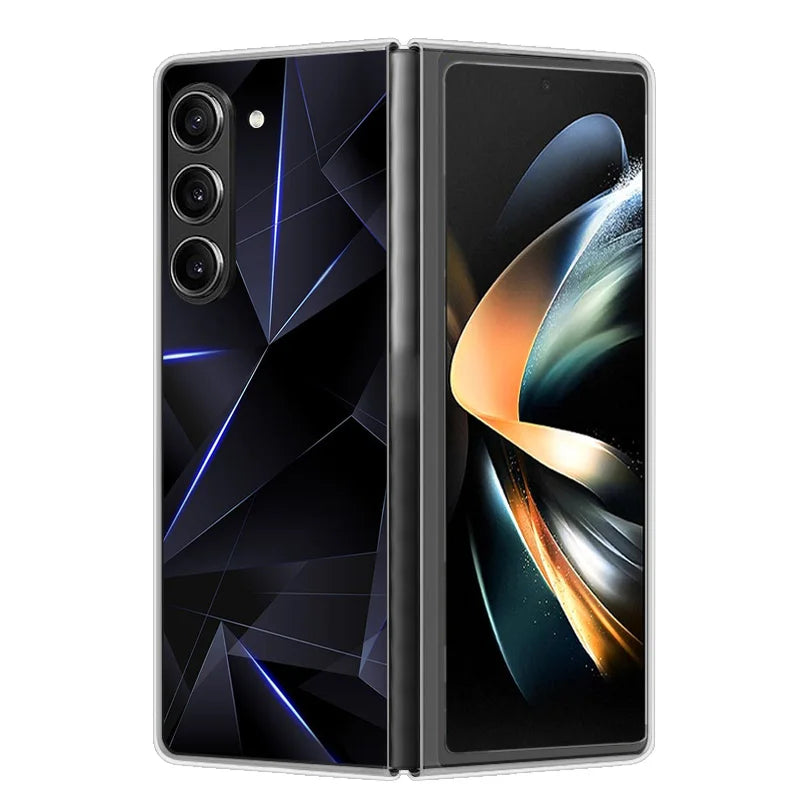 Case For Samsung Galaxy Z Fold 6 Cover Shockproof Hard Plastic PC Cases For Samsung Z Fold6 Fold 6 5G Fundas Cute Painted Bumper