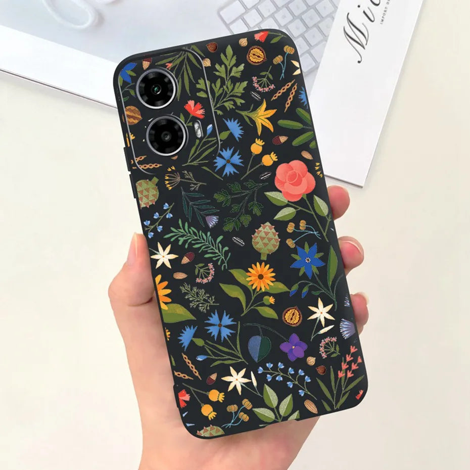 Cute Pattern Phone Case For Motorola Moto G24 G34 4G 5G Soft Silicon Protective Cover For MOTO G24 G34 Bumper