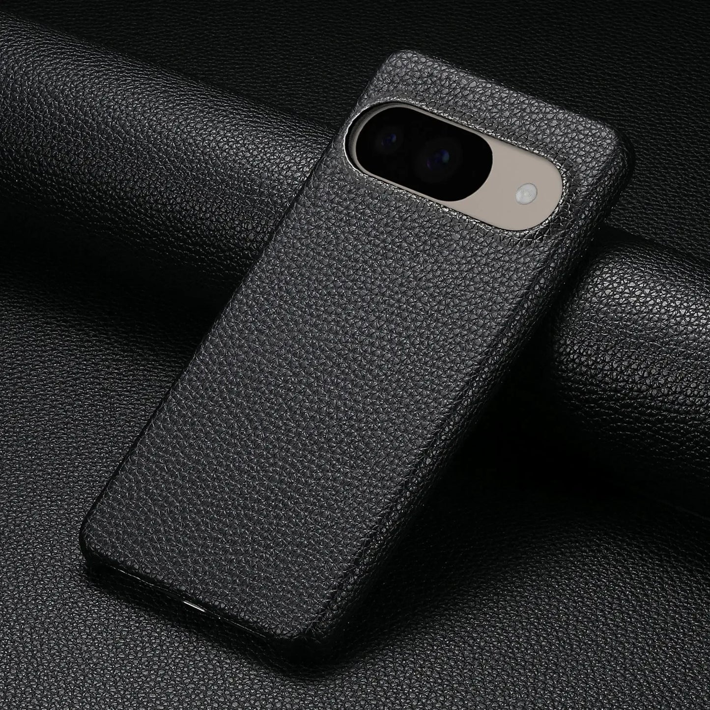 Please Select A Model To Purchase For Google Pixel 10 Pro XL 9A 8 Pro Business Litchi Pattern Leather Skin Friendly Case
