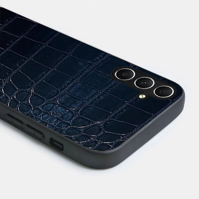 Crocodile Leather Phone Case  for Samsung Galaxy A55 A35 A25 A15 A05 A05S A14 A34 A54 5G A12 A52 A52S A51 A71 Phone Cover