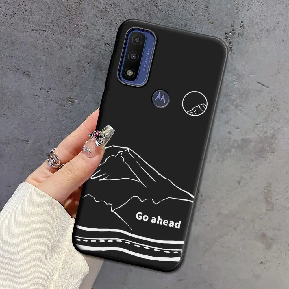 For Moto G 5G Plus G Power Pure Case Soft Silicone Beauty Floral TPU Phone Case For Motorola Moto G 5G 2022 2024 Back Cover