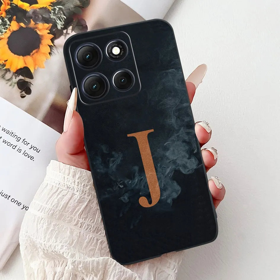 Fashion Flower Letters Case For Motorola Moto G56 G86 Power Cover XT2527-2 XT2529-2 G 86 G 56 Soft TPU Silicone Shockproof Funda