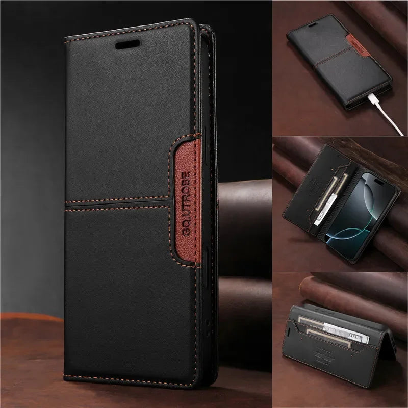 Magnetic Wallet Anti-theft Leather Case For Google Pixel 9a 9 Pro XL 8a 7a Pixel8a Pixel9a 5G Card Holder Phone Book Flip Cover