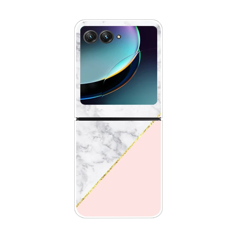 For Motorola Razr 50 Ultra Case Cute Transparent PC Hard Case Back Cover For Moto Razr 50 Ultra Phone Coque 50Ultra Plus Capa